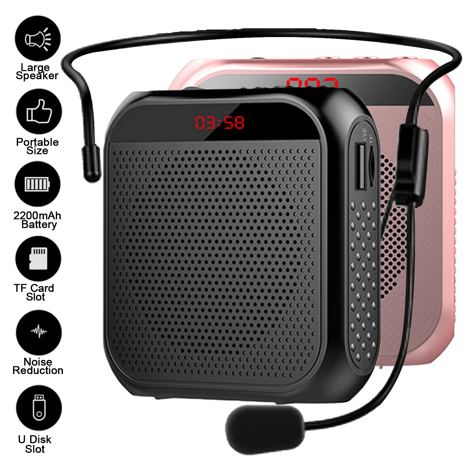 Portable Amplifier Mini - Amplificador de voz portátil megáfono Mini