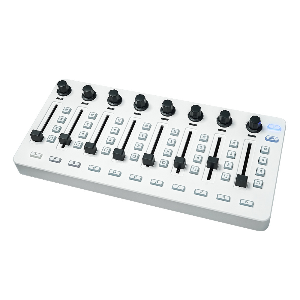 Audio Music Interface - Controlador MIDI, Mezclador, 8 Codificadores, Control