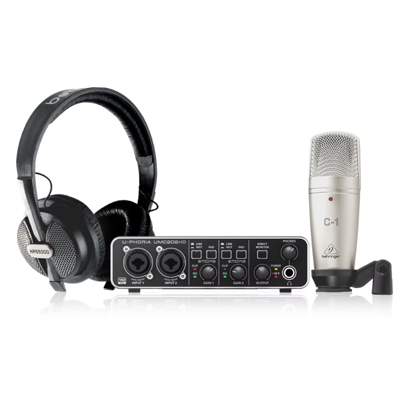 Audio Music Interface - Paquete de Grabación Profesional Behringer U-Phoria