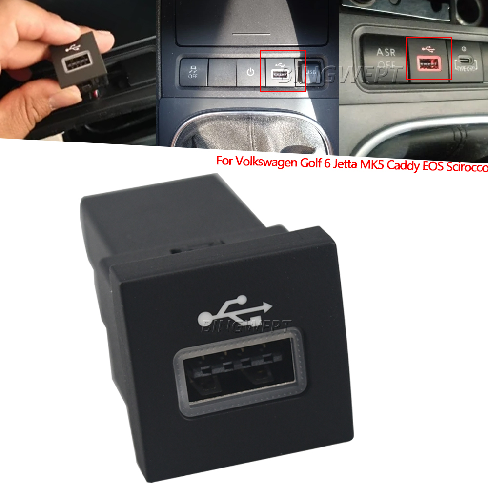 Audio Music Interface - Para Volkswagen Golf 6 Jetta MK5