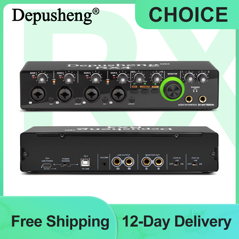 Interfaz de Audio Depusheng, c - Audio Music Interface reseña y precio