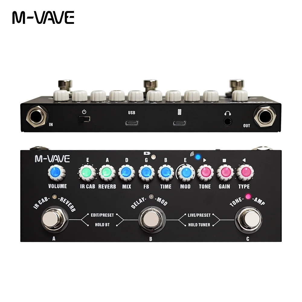 Procesador de Guitarra Acústic - Audio Music Interface reseña y precio