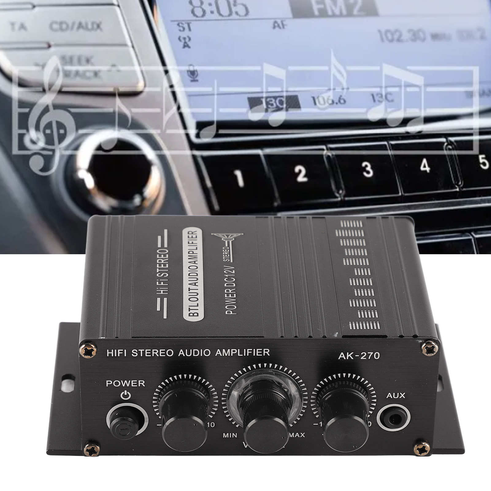 Amplificador estéreo para moto - Portable Amplifier Mini reseña y precio