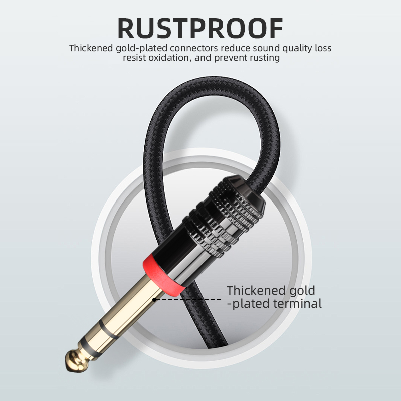 Cable de guitarra TRS de 6.35  - Audio Music Interface reseña y precio