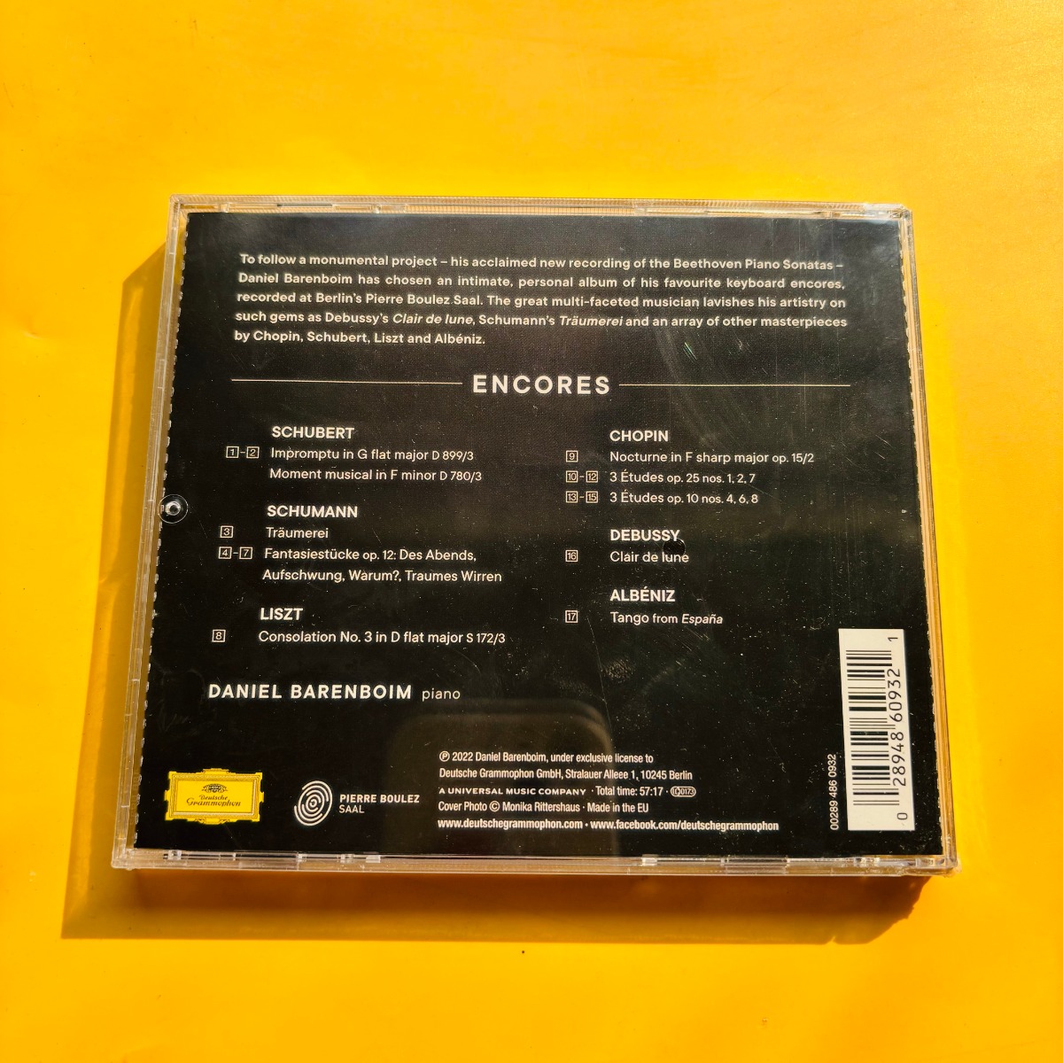 CD de Música Clásica para Pian - Audio With Music reseña y precio