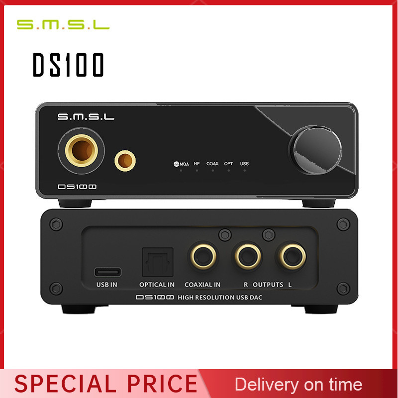 SMSL DS100 MQA MQA-CD decodifi - Portable Amplifier Mini reseña y precio